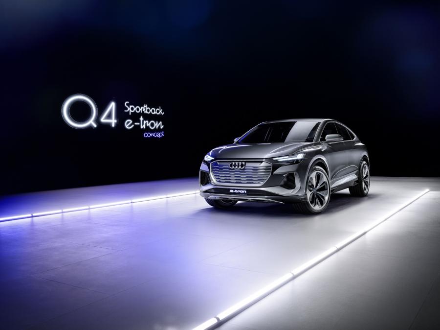  Audi Q4 Sportback e-tron Concept 2020 года  (фото 38 из 59)